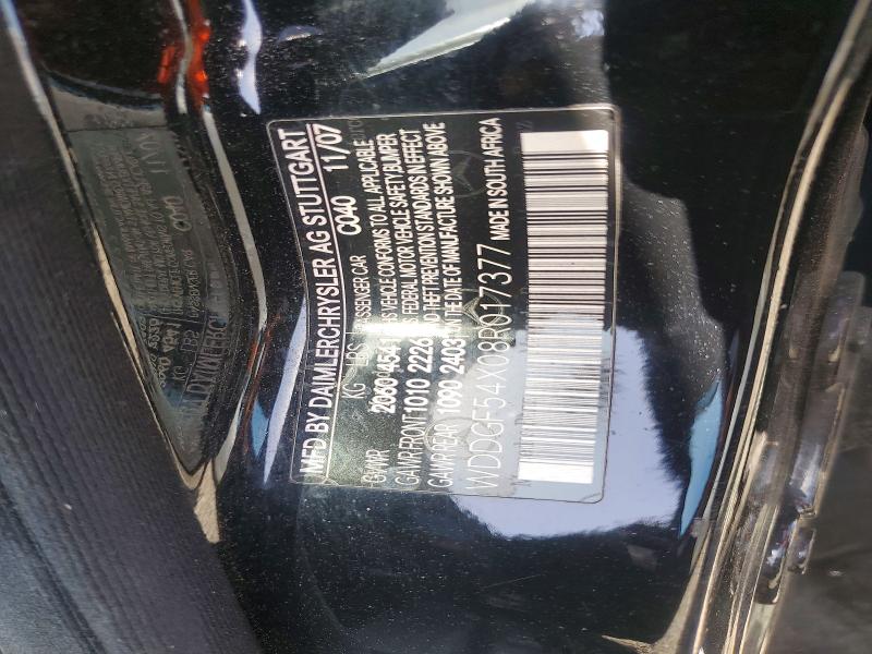 Aukcja sprzedaży 2008 Mercedes-benz C, vin: WDDGF54X08R017377, numer aukcji: 51481836