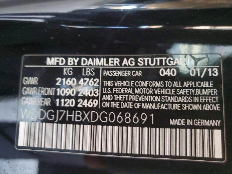 Продажа на аукционе авто 2013 Mercedes-benz C, vin: WDDGJ7HBXDG068691, номер лота: 51317206
