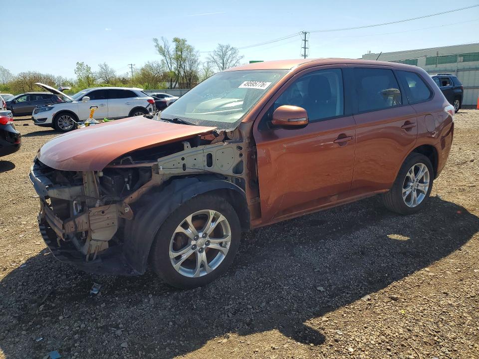 Продаж на аукціоні авто 2014 Mitsubishi Outlander, vin: JA4AZ3A33EZ013018, номер лоту: 49595776