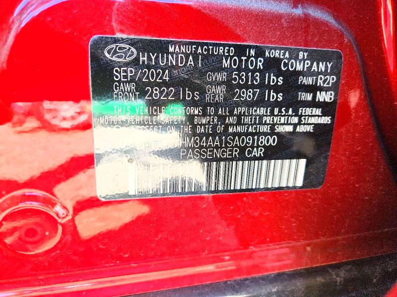 Продажа на аукционе авто 2025 Hyundai Ioniq 6, vin: KMHM34AA1SA091800, номер лота: 49493276