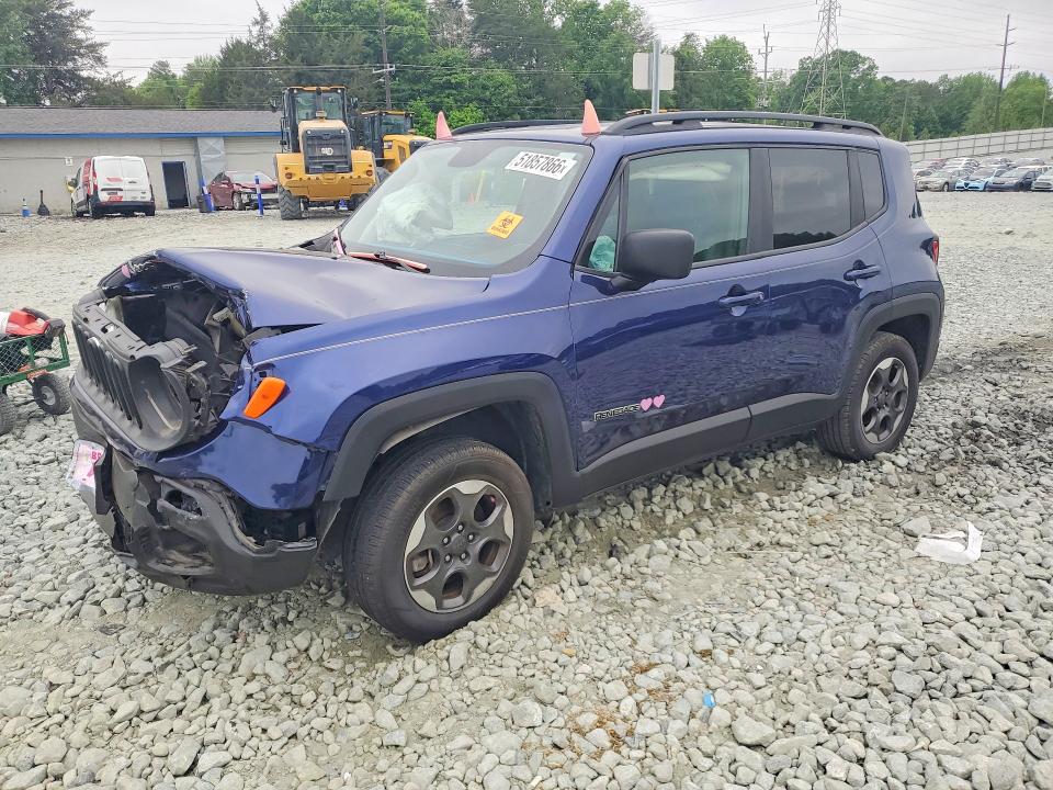 Aukcja sprzedaży 2018 Jeep Renegade, vin: ZACCJBAB8JPH49338, numer aukcji: 51857866
