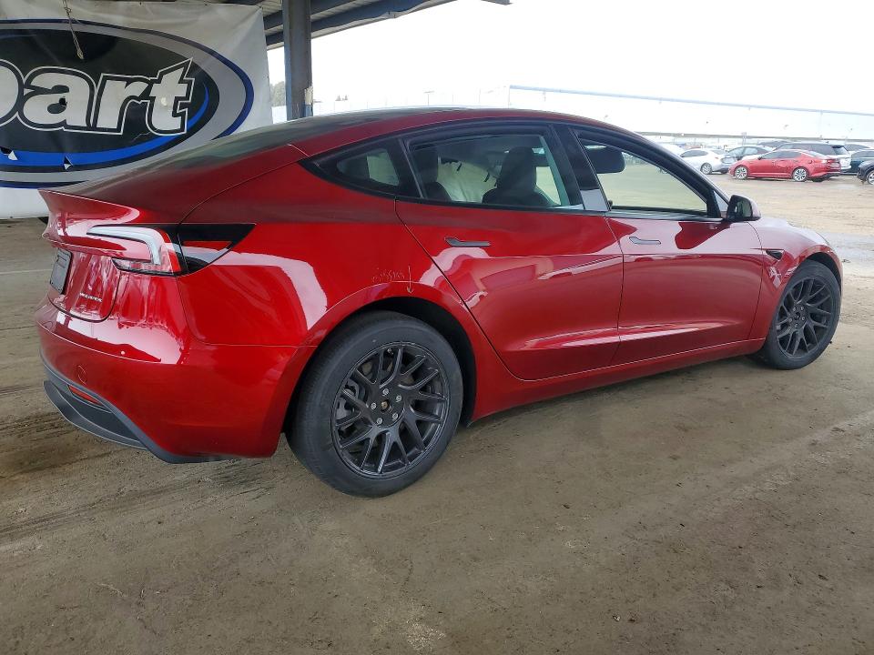 Aukcja sprzedaży 2025 Tesla Model 3, vin: 5YJ3E1EBXSF874357, numer aukcji: 50650116