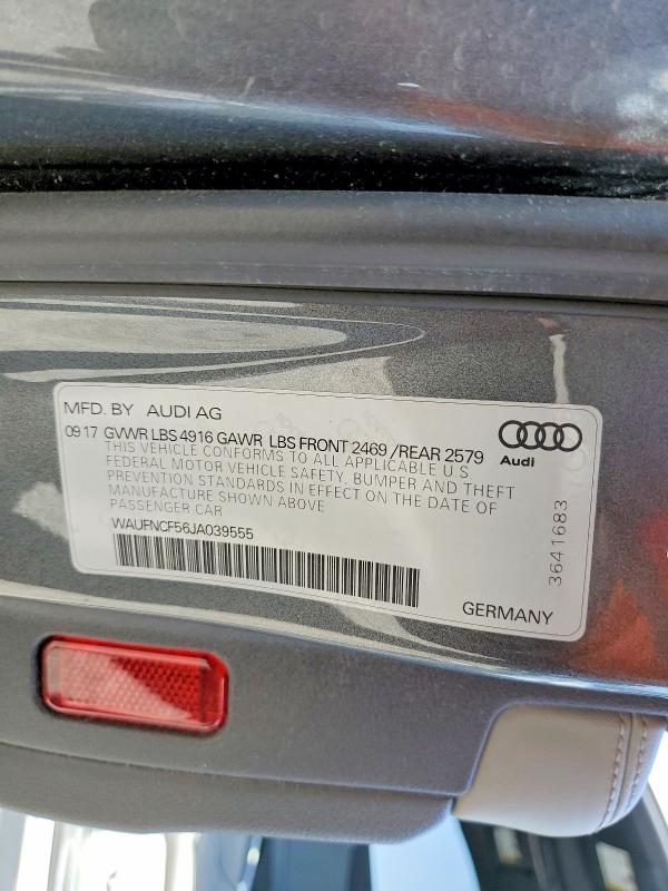 Продажа на аукционе авто 2018 Audi A5, vin: WAUFNCF56JA039555, номер лота: 50471196