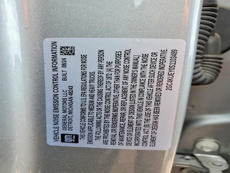 Продаж на аукціоні авто 2025 Chevrolet Silverado, vin: 2GC4KUEY0S1103489, номер лоту: 48819556
