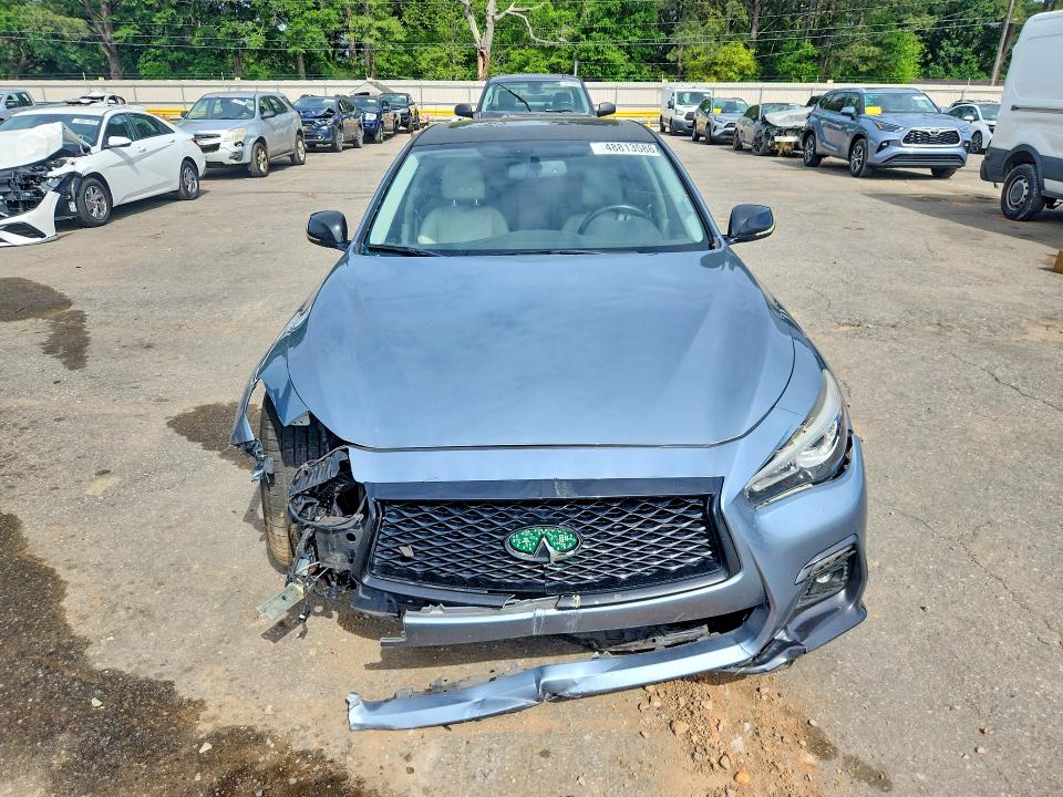 48813586 :رقم المزاد ، JN1EV7AP0JM357526 vin ، 2018 Infiniti Q50 مزاد بيع