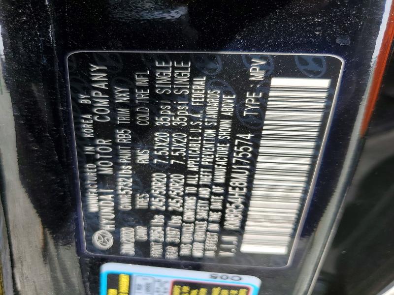 Продажа на аукционе авто 2021 Hyundai Palisade, vin: KM8R54HE8MU175574, номер лота: 49746576