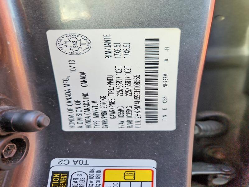 Aukcja sprzedaży 2014 Honda Cr-v, vin: 2HKRM4H59EH108565, numer aukcji: 48619256