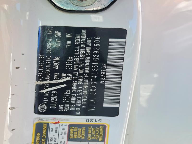 Aukcja sprzedaży 2020 Kia Optima, vin: 5XXGT4L36LG393606, numer aukcji: 48188116