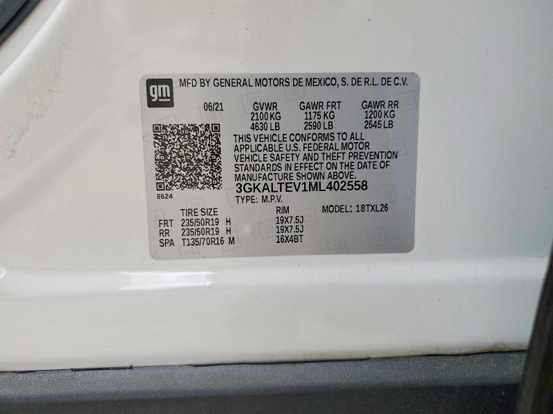 Продаж на аукціоні авто 2021 Gmc Terrain, vin: 3GKALTEV1ML402558, номер лоту: 49718556