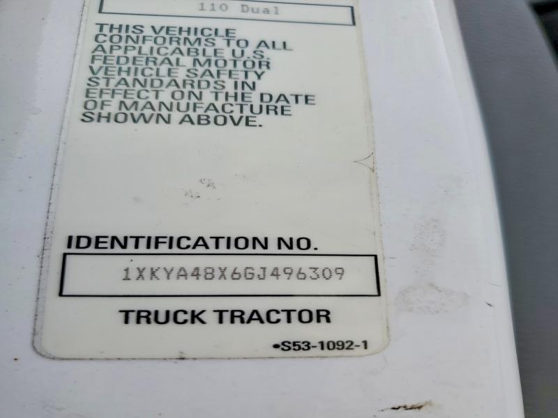 Продажа на аукционе авто 2016 Kenworth T680, vin: 1XKYA48X6GJ496309, номер лота: 46211026