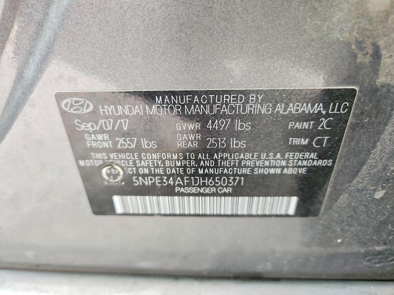 Продаж на аукціоні авто 2018 Hyundai Sonata, vin: 5NPE34AF1JH650371, номер лоту: 51037416