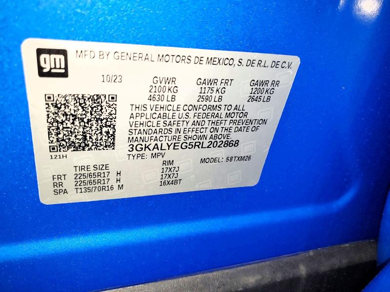 Aukcja sprzedaży 2024 Gmc Terrain, vin: 3GKALYEG5RL202868, numer aukcji: 49548576