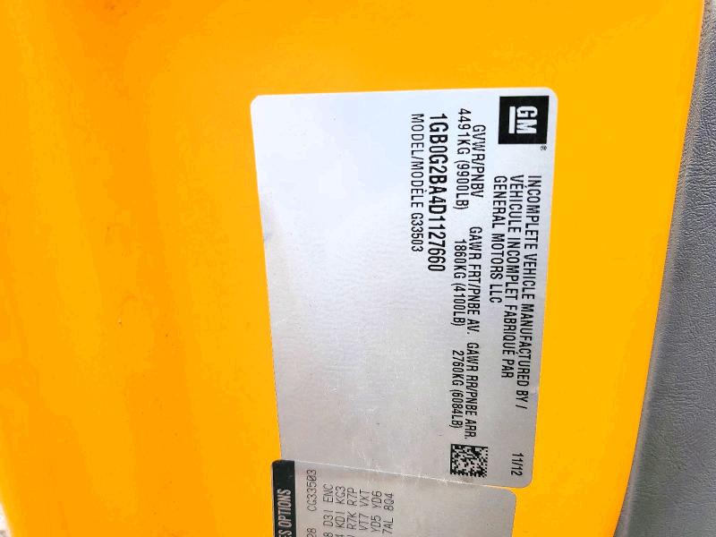 Продаж на аукціоні авто 2013 Collins Bantam G3500, vin: 1GB0G2BA4D1127660, номер лоту: 48589546