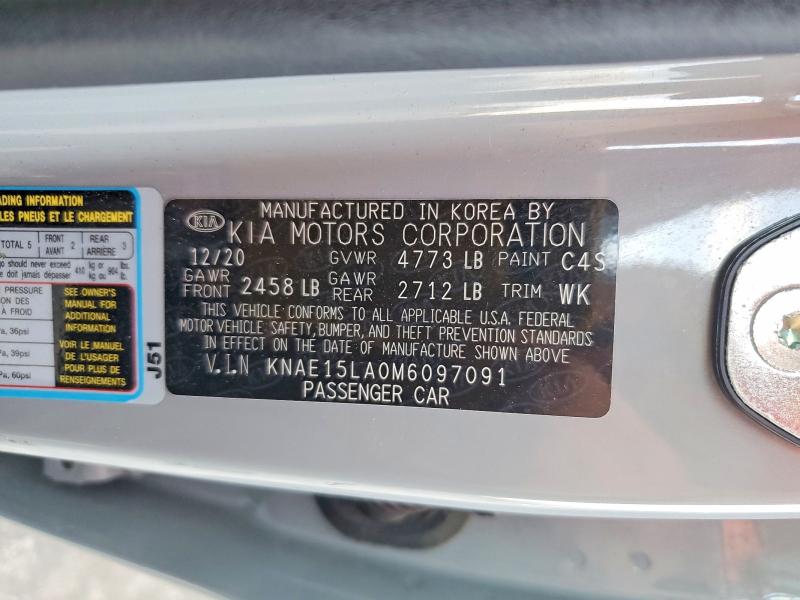 Aukcja sprzedaży 2021 Kia Stinger, vin: KNAE15LA0M6097091, numer aukcji: 50621746