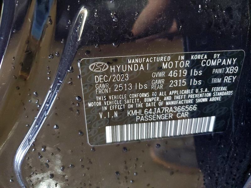 2024 Hyundai Sonata მანქანა იყიდება აუქციონზე, vin: KMHL64JA7RA366566, აუქციონის ნომერი: 50605576