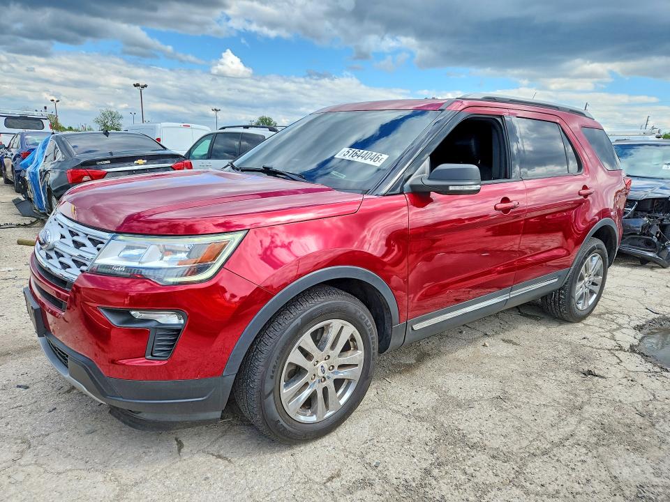 2019 Ford Explorer მანქანა იყიდება აუქციონზე, vin: 1FM5K8D81KGA20701, აუქციონის ნომერი: 51644046