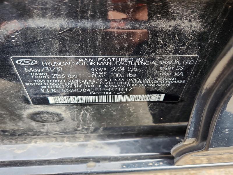 Aukcja sprzedaży 2018 Hyundai Elantra, vin: 5NPD84LF1JH371349, numer aukcji: 51095946