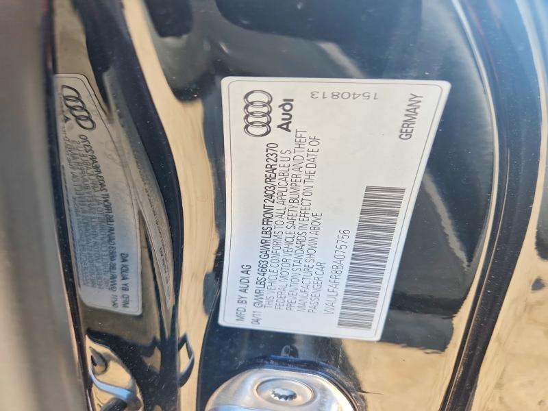 Продажа на аукционе авто 2011 Audi A5, vin: WAULFAFR8BA075756, номер лота: 50116916