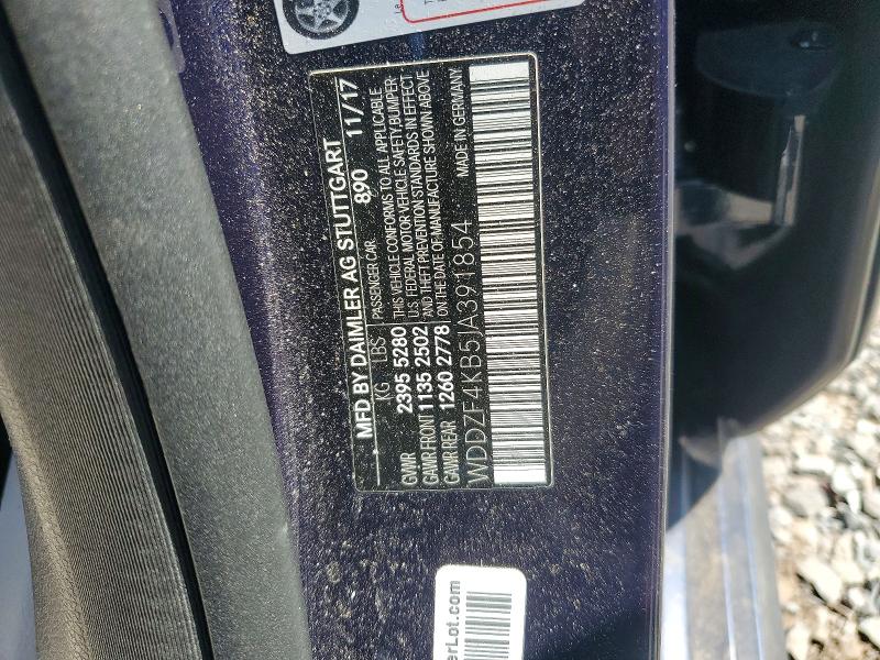 Продажа на аукционе авто 2018 Mercedes-benz E, vin: WDDZF4KB5JA391854, номер лота: 47986776