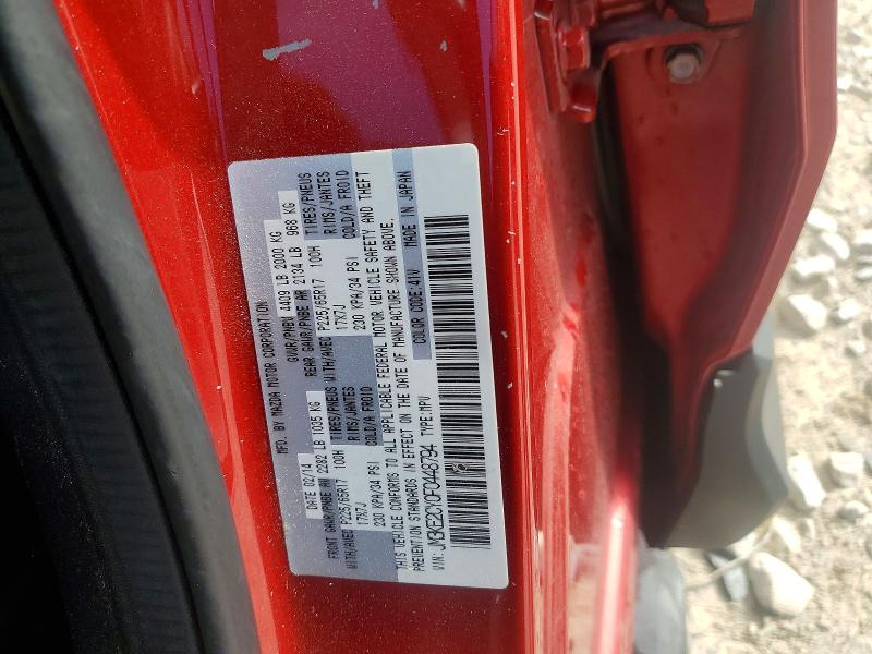 2015 Mazda Cx-5 მანქანა იყიდება აუქციონზე, vin: JM3KE2CY0F0448794, აუქციონის ნომერი: 49254596