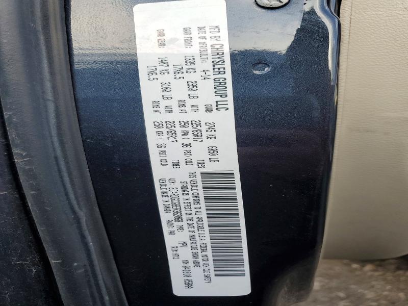 2014 Dodge Grand Caravan მანქანა იყიდება აუქციონზე, vin: 2C4RDGCG8ER362068, აუქციონის ნომერი: 49423366