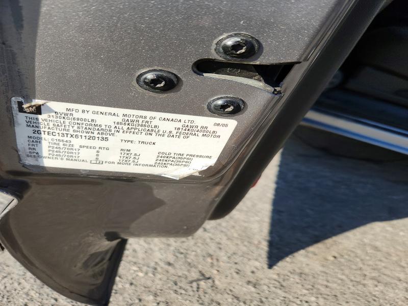 2006 Gmc New Sierra მანქანა იყიდება აუქციონზე, vin: 2GTEC13TX61120135, აუქციონის ნომერი: 48870776
