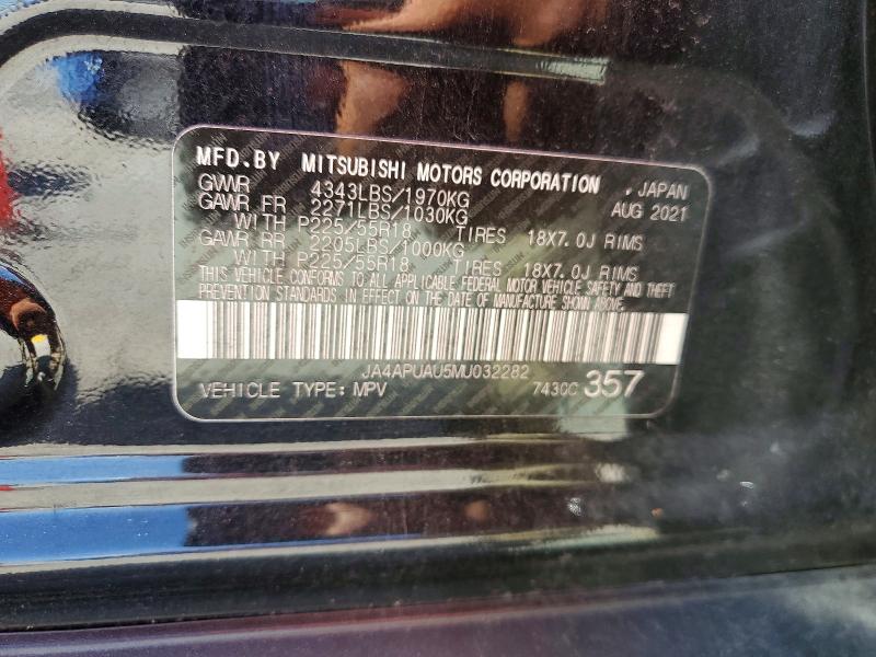 Продажа на аукционе авто 2021 Mitsubishi Outlander Sport, vin: JA4APUAU5MU032282, номер лота: 49860496