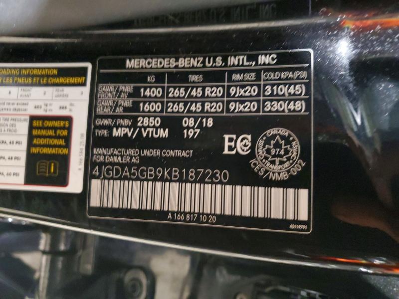 Продажа на аукционе авто 2019 Mercedes-benz Gle, vin: 4JGDA5GB9KB187230, номер лота: 51979316