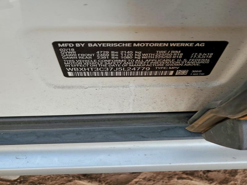 Продаж на аукціоні авто 2018 Bmw X1, vin: WBXHT3C37J5L24779, номер лоту: 50782536