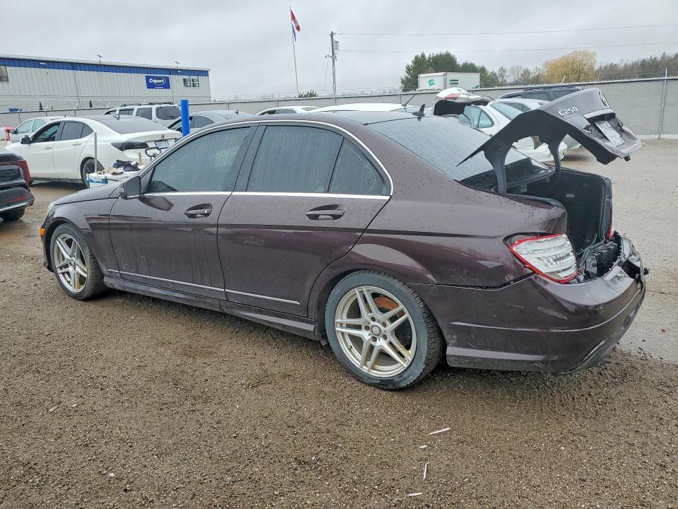 2012 Mercedes-benz C მანქანა იყიდება აუქციონზე, vin: WDDGF8FB7CF913706, აუქციონის ნომერი: 45835046