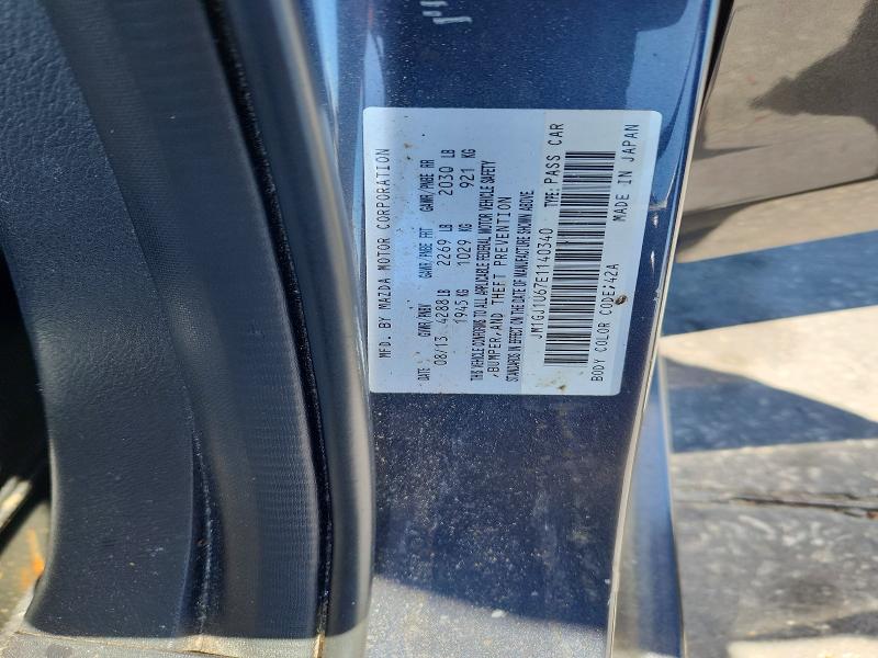 Aukcja sprzedaży 2014 Mazda 6, vin: JM1GJ1U67E1140340, numer aukcji: 48703876