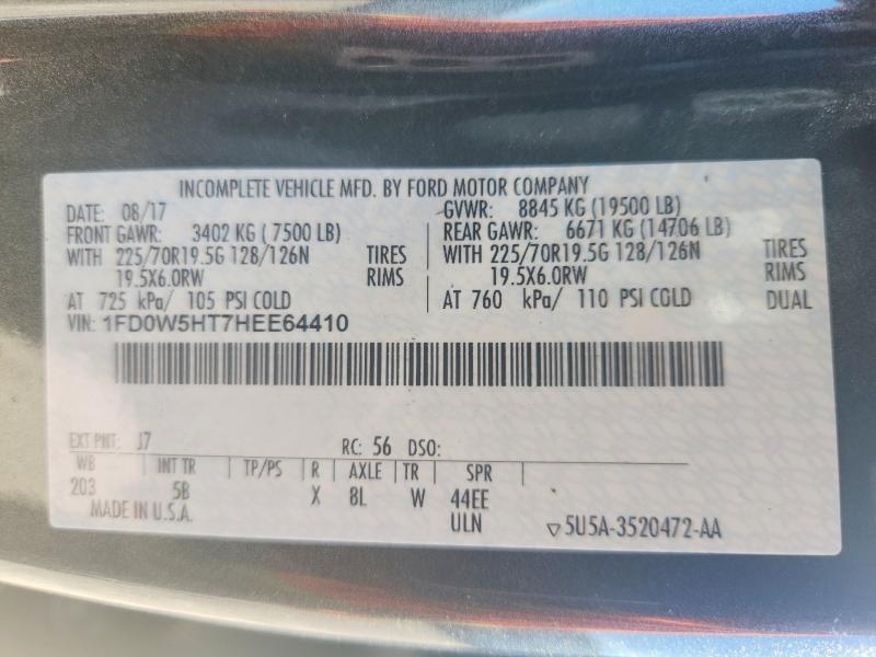 Aukcja sprzedaży 2017 Ford F550, vin: 1FD0W5HT7HEE64410, numer aukcji: 47219886