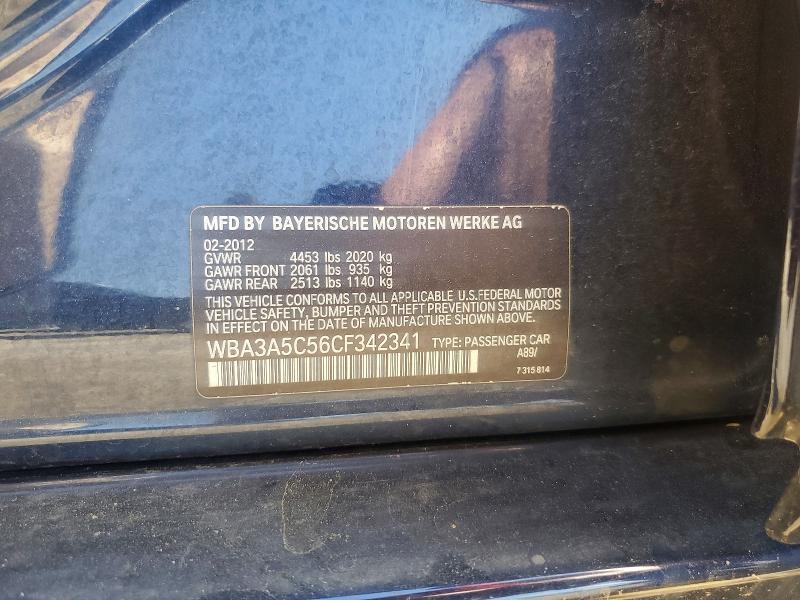 Продаж на аукціоні авто 2012 Bmw 328, vin: WBA3A5C56CF342341, номер лоту: 51206056
