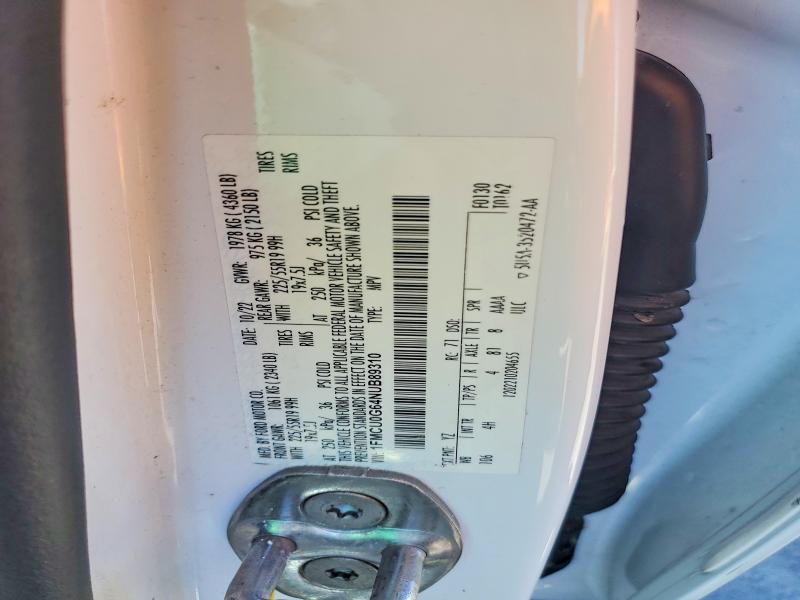 Продаж на аукціоні авто 2022 Ford Escape, vin: 1FMCU0G64NUB89310, номер лоту: 51130356