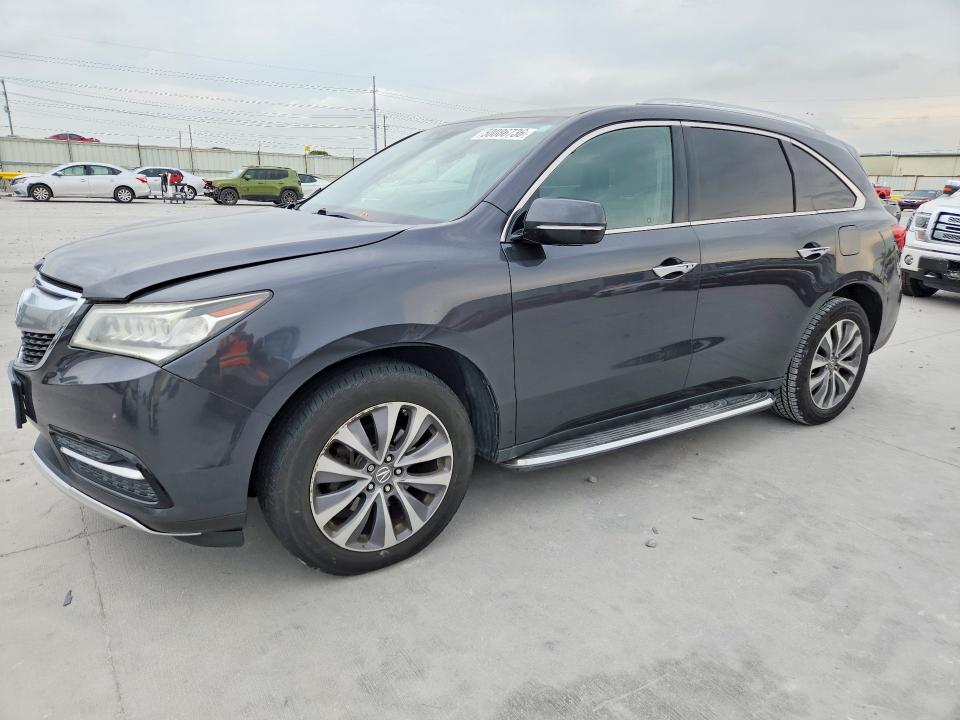 Продажа на аукционе авто 2015 Acura Mdx, vin: 5FRYD4H44FB025000, номер лота: 50086736