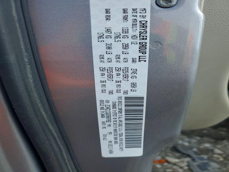 48947676 :رقم المزاد ، 2C4RC1CG6DR607092 vin ، 2013 Chrysler Town & Country مزاد بيع