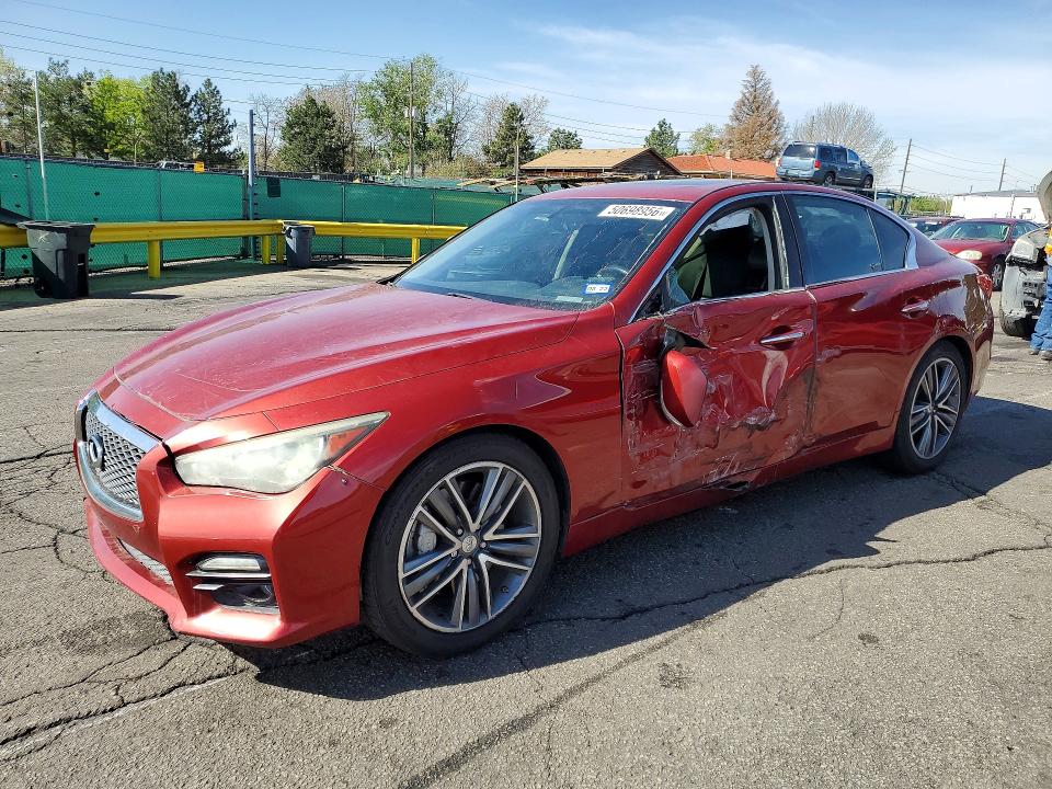 Aukcja sprzedaży 2014 Infiniti Q50, vin: JN1BV7AP3EM671275, numer aukcji: 50698956