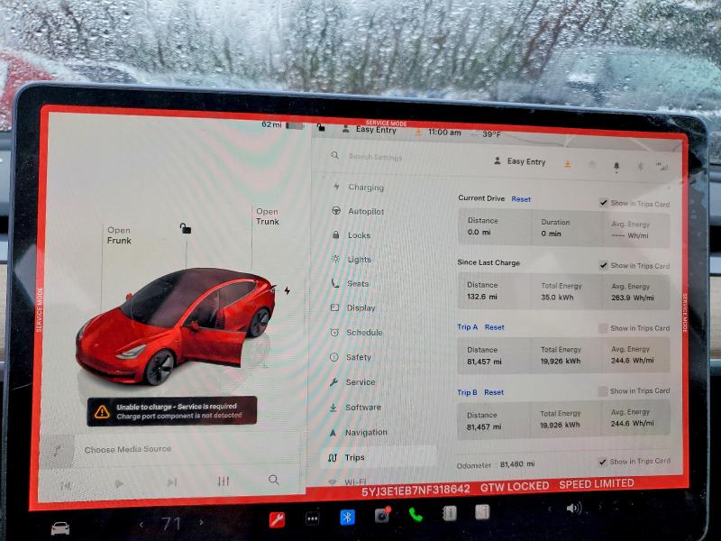 48039646 :رقم المزاد ، 5YJ3E1EB7NF318642 vin ، 2022 Tesla Model 3 مزاد بيع