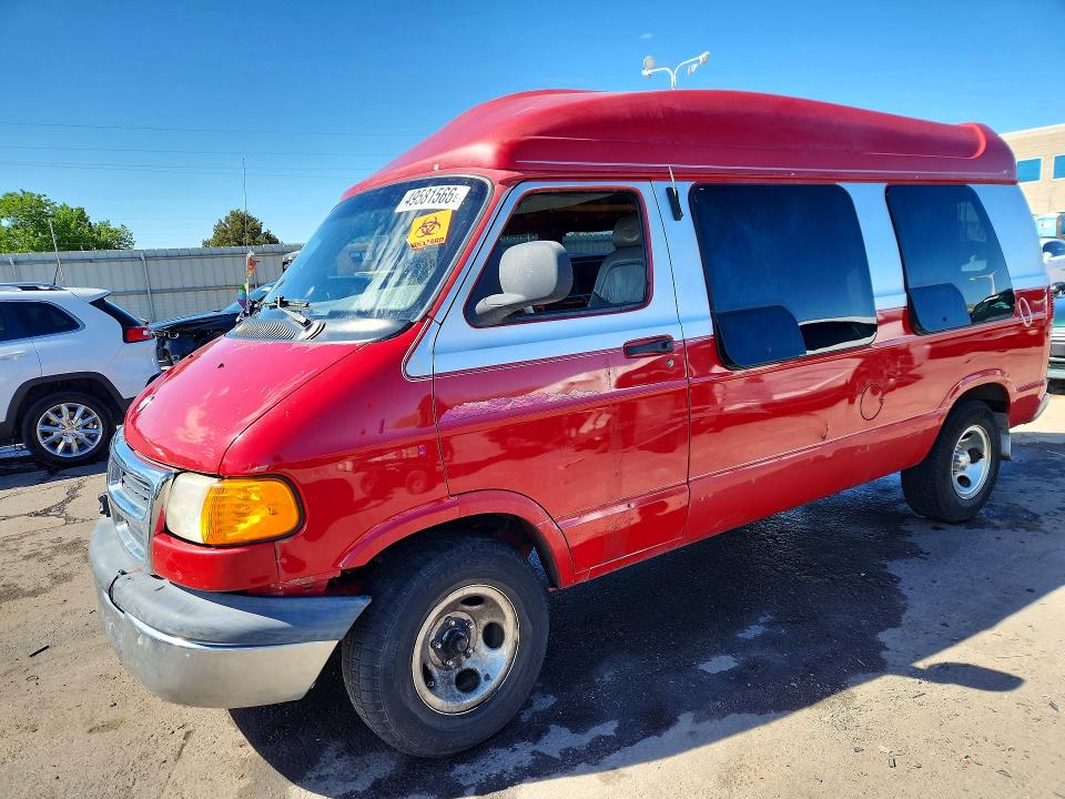49581566 :رقم المزاد ، 2B6HB11Y5YK131432 vin ، 2000 Dodge Ram Van مزاد بيع