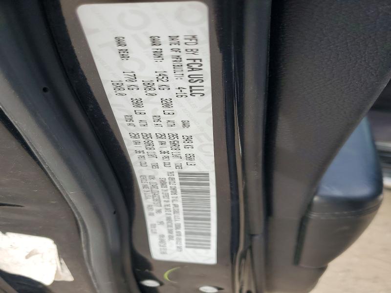 Aukcja sprzedaży 2016 Dodge Durango, vin: 1C4RDJDG4GC387377, numer aukcji: 48852136