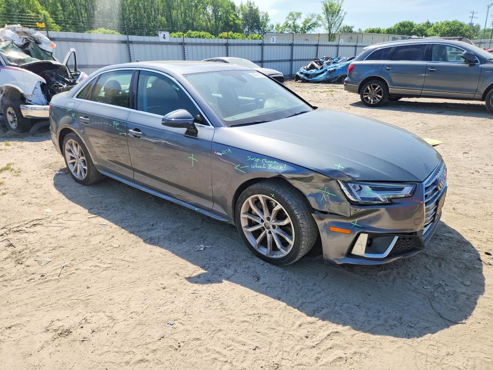 2019 Audi A4 მანქანა იყიდება აუქციონზე, vin: WAUENAF44KN015336, აუქციონის ნომერი: 49211146