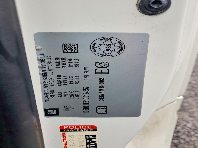 2012 Cadillac Cts მანქანა იყიდება აუქციონზე, vin: 1G6DL1E31C0124657, აუქციონის ნომერი: 49747536