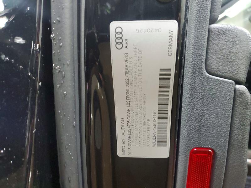 Продаж на аукціоні авто 2018 Audi A4, vin: WAUDNAF42JA124170, номер лоту: 48633586