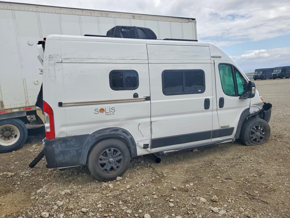 50754346 :رقم المزاد ، 3C6LRVBG3PE540624 vin ، 2023 Ram Promaster 1500 مزاد بيع
