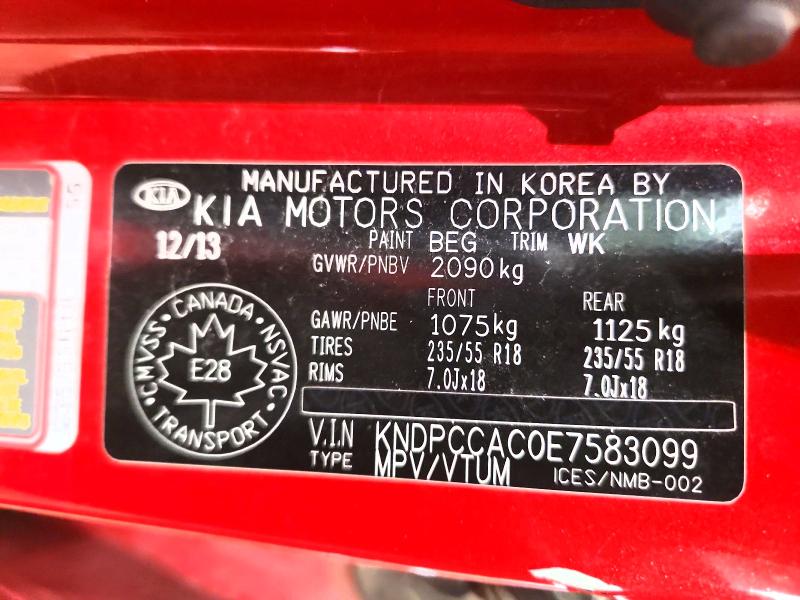 Aukcja sprzedaży 2014 Kia Sportage, vin: KNDPCCAC0E7583099, numer aukcji: 51007296