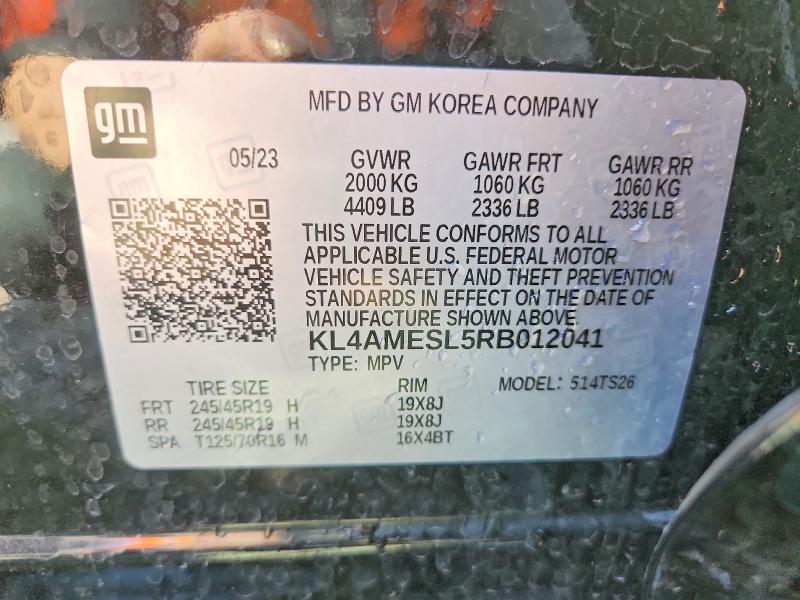 Aukcja sprzedaży 2024 Buick Encore Gx, vin: KL4AMESL5RB012041, numer aukcji: 50221336
