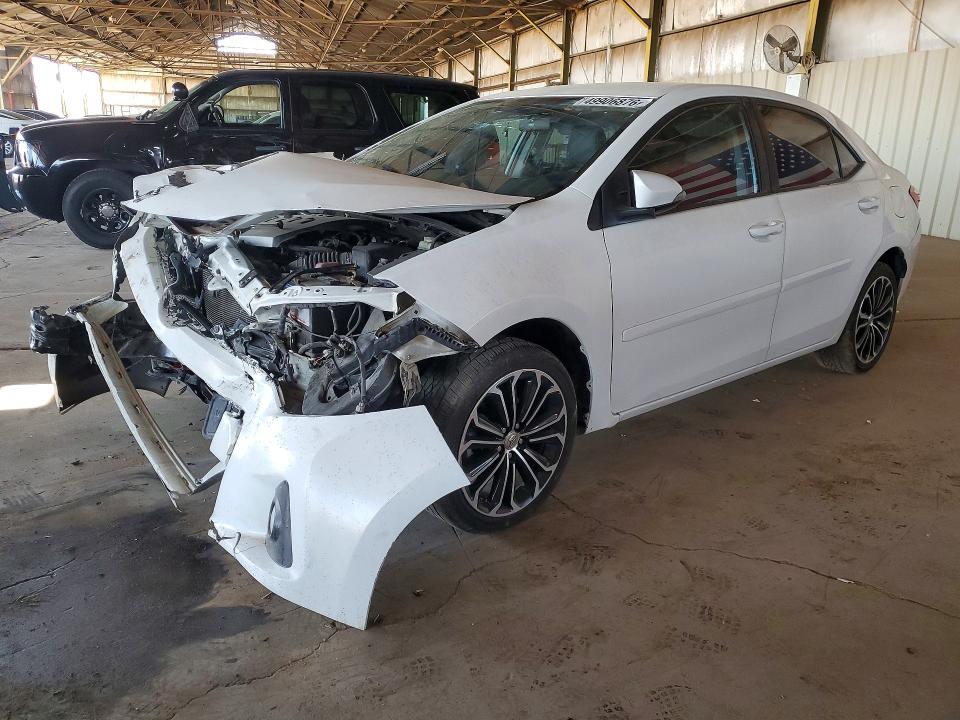 49906876 :رقم المزاد ، 5YFBURHE2FP357034 vin ، 2015 Toyota Corolla مزاد بيع
