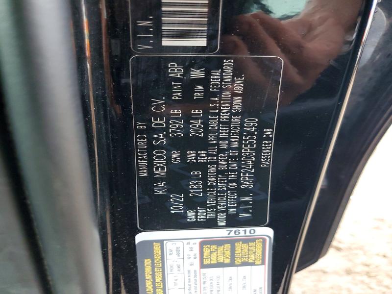 Продаж на аукціоні авто 2023 Kia Forte, vin: 3KPF24AD3PE551490, номер лоту: 49511916