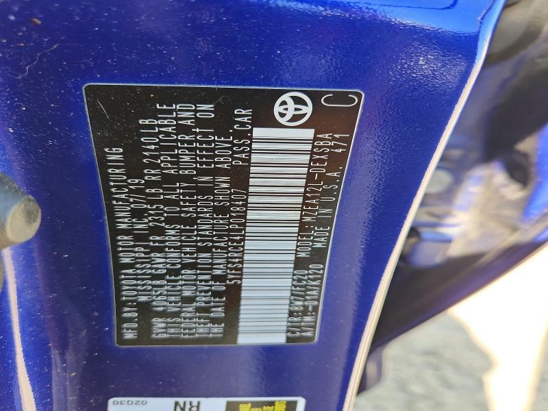49503036 :رقم المزاد ، 5YFS4RCE4LP018407 vin ، 2020 Toyota Corolla مزاد بيع