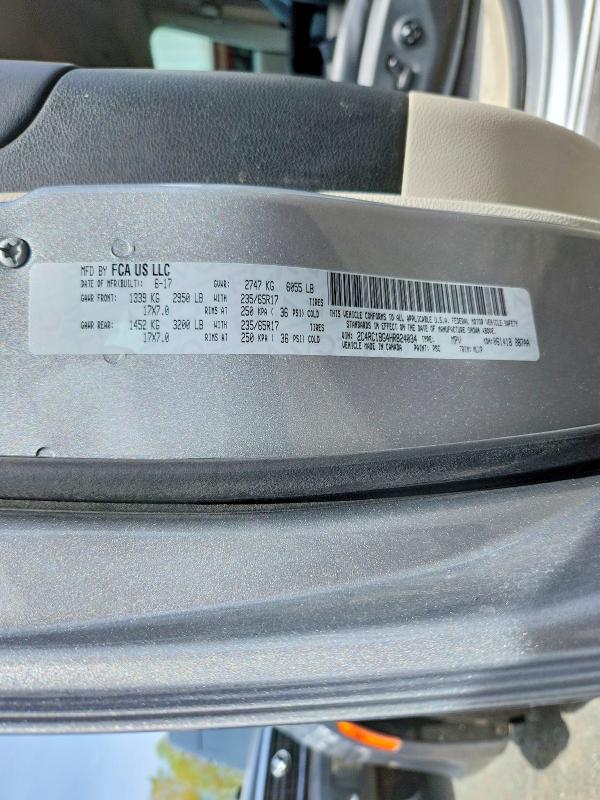 2017 Chrysler Pacifica მანქანა იყიდება აუქციონზე, vin: 2C4RC1BG4HR824034, აუქციონის ნომერი: 51171896